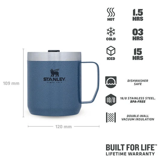 10-09366-171 (2) ماگ استنلی سری CLASSIC مدل Legendary Camp Mug حجم 350 میلی لیتر