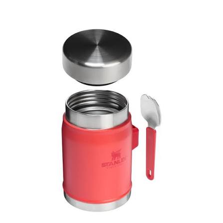 فلاسک غذای قاشق دار استنلی سری CLASSIC مدل VACUUM FOOD JAR حجم 400 میلی لیتر