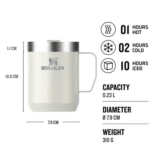 10-11444-035 (3) ماگ استنلی سری CLASSIC مدل Legendary Camp Mug حجم 236 میلی لیتر