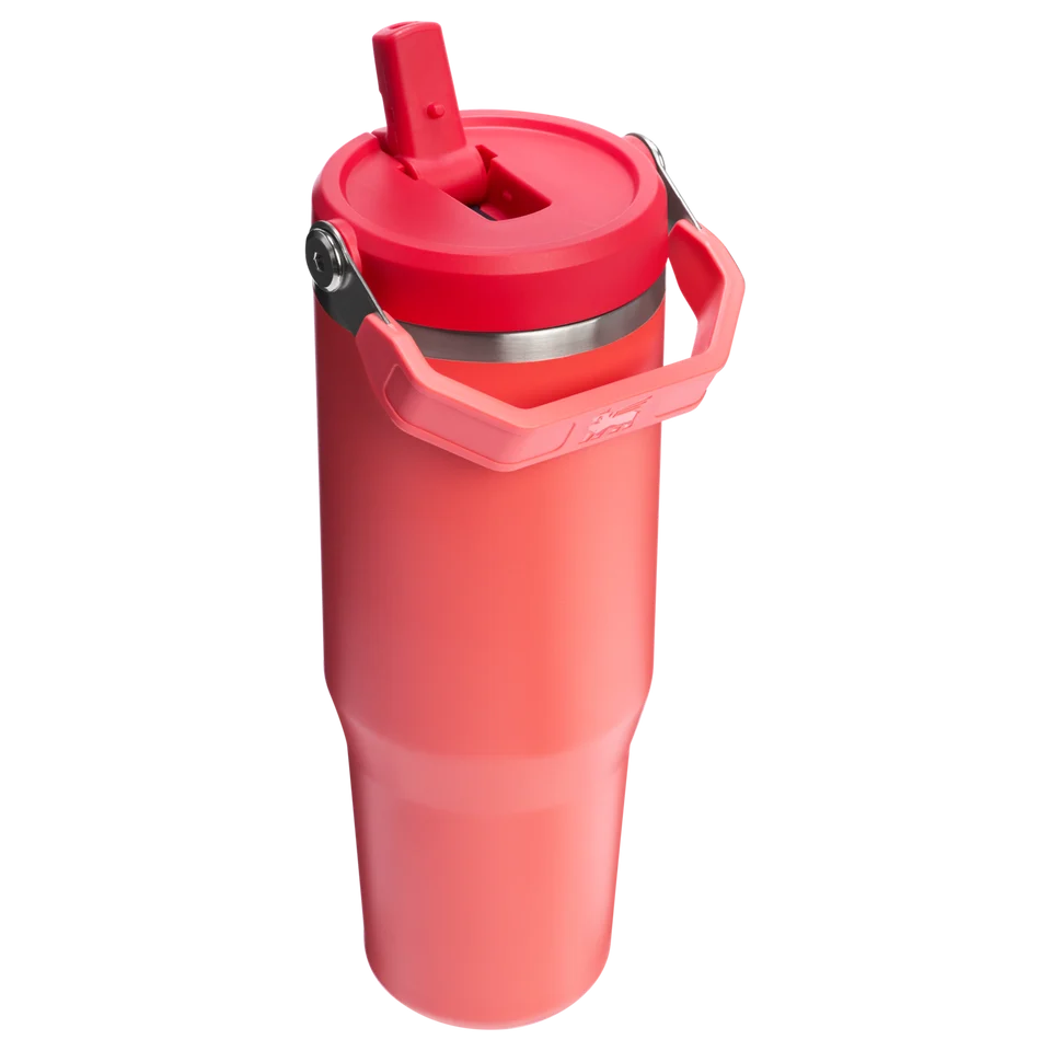 10-12043-076 (2) ماگ استنلی سری THE ICEFLOW مدل FLIP STRAW TUMBLER – حجم 880 میلی لیتر