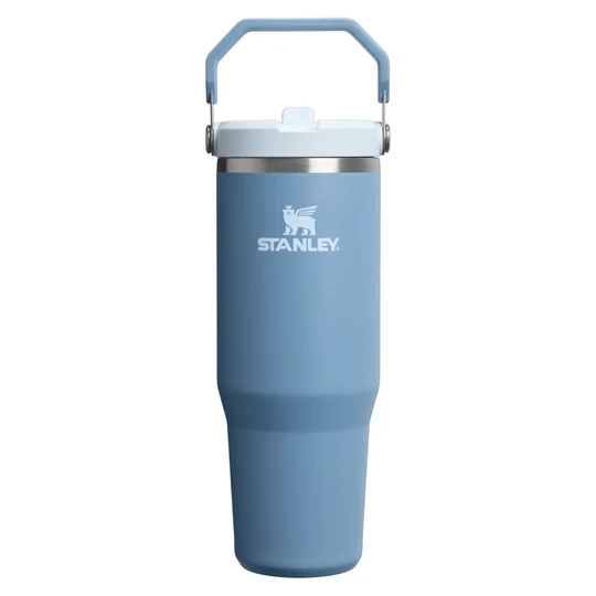 10-12043-277 (2) ماگ استنلی سری THE ICEFLOW مدل FLIP STRAW TUMBLER – حجم 880 میلی لیتر