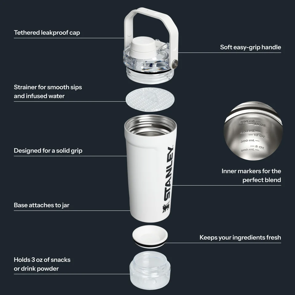 شیکر مخزن دار استنلی مدل The Active Shaker حجم 590 میلی لیتر